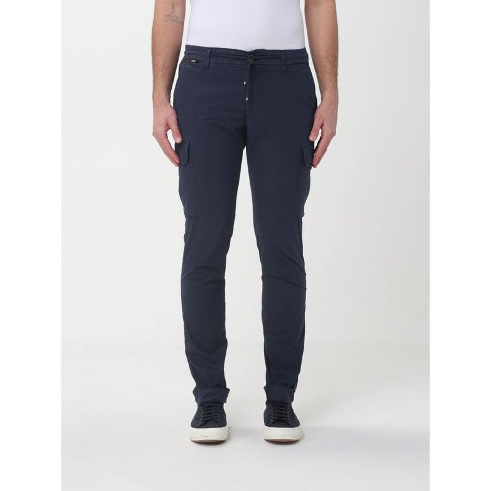 Mason's Cargo Trousers In Wool And Cotton Blend